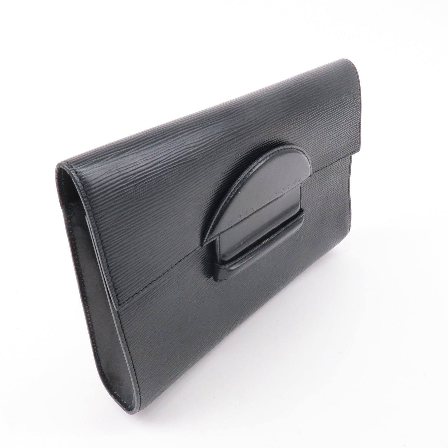 Louis Vuitton Epi Leather Chaillot Clutch Bag Black Noir M52542
