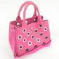 Prada Canapa Mini Canvas 2Way Bag Shoulder Bag Pink 1BG439