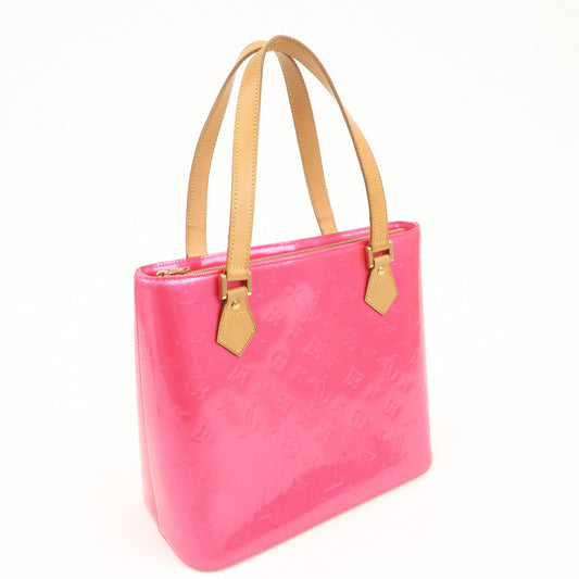 Louis Vuitton Monogram Vernis Houston Tote Bag Fuchsia Pink M91219