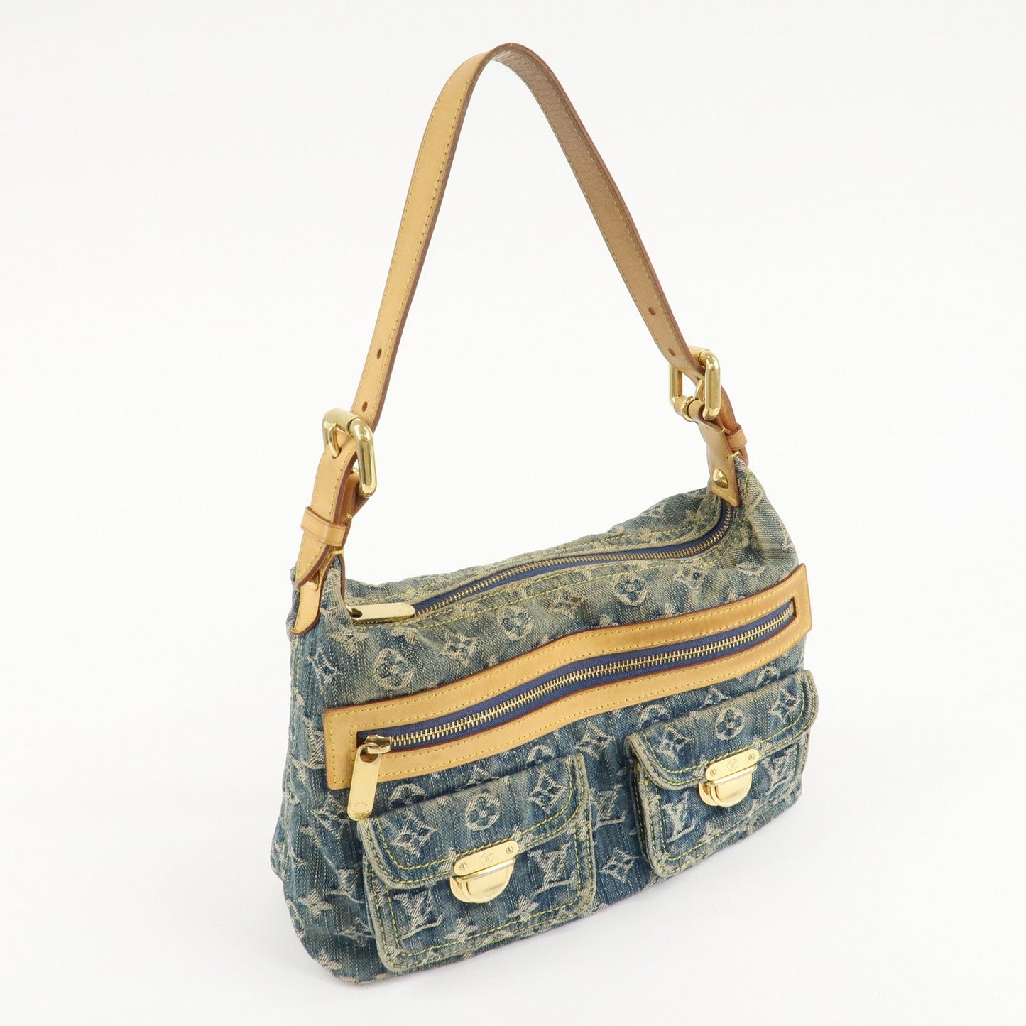 Louis Vuitton Monogram Denim Baggy PM 2Way Shoulder Bag M95049