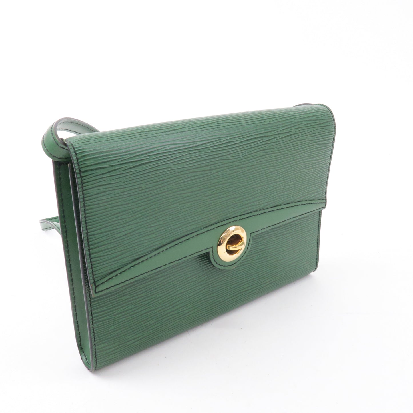 Louis Vuitton Epi Pochette Arche Shoulder Bag Borneo Green M52574