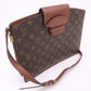 Louis Vuitton Monogram Courcelles Shoulder Bag Brown M51375