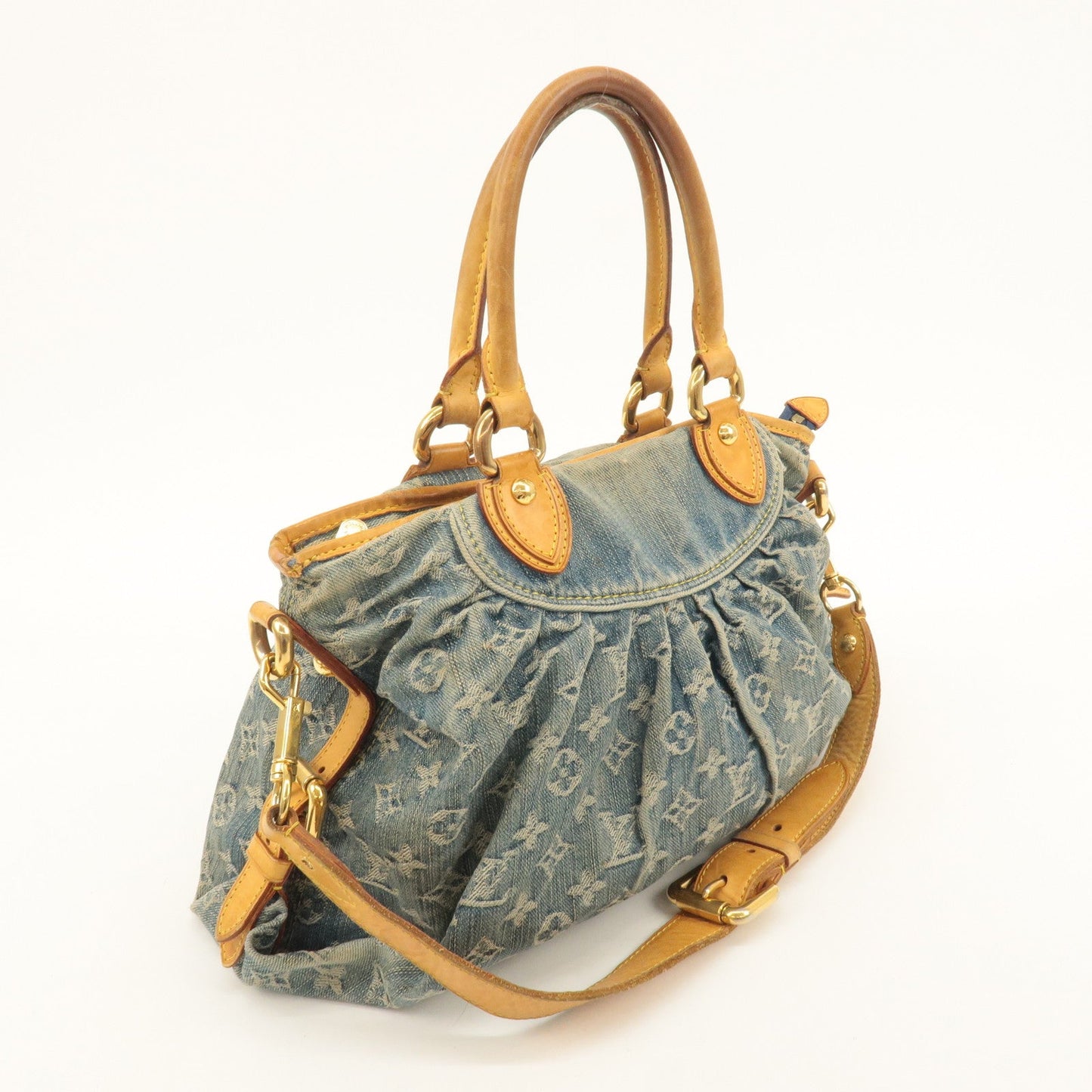 Louis Vuitton Monogram Denim Neo Cabby MM 2Way Bag M95349