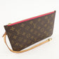 Louis Vuitton Monogram Pouch for Neverfull MM Brown