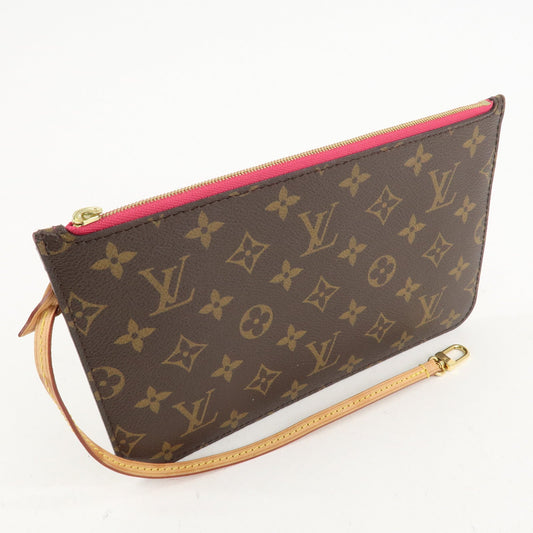 Louis Vuitton Monogram Pouch for Neverfull MM Brown