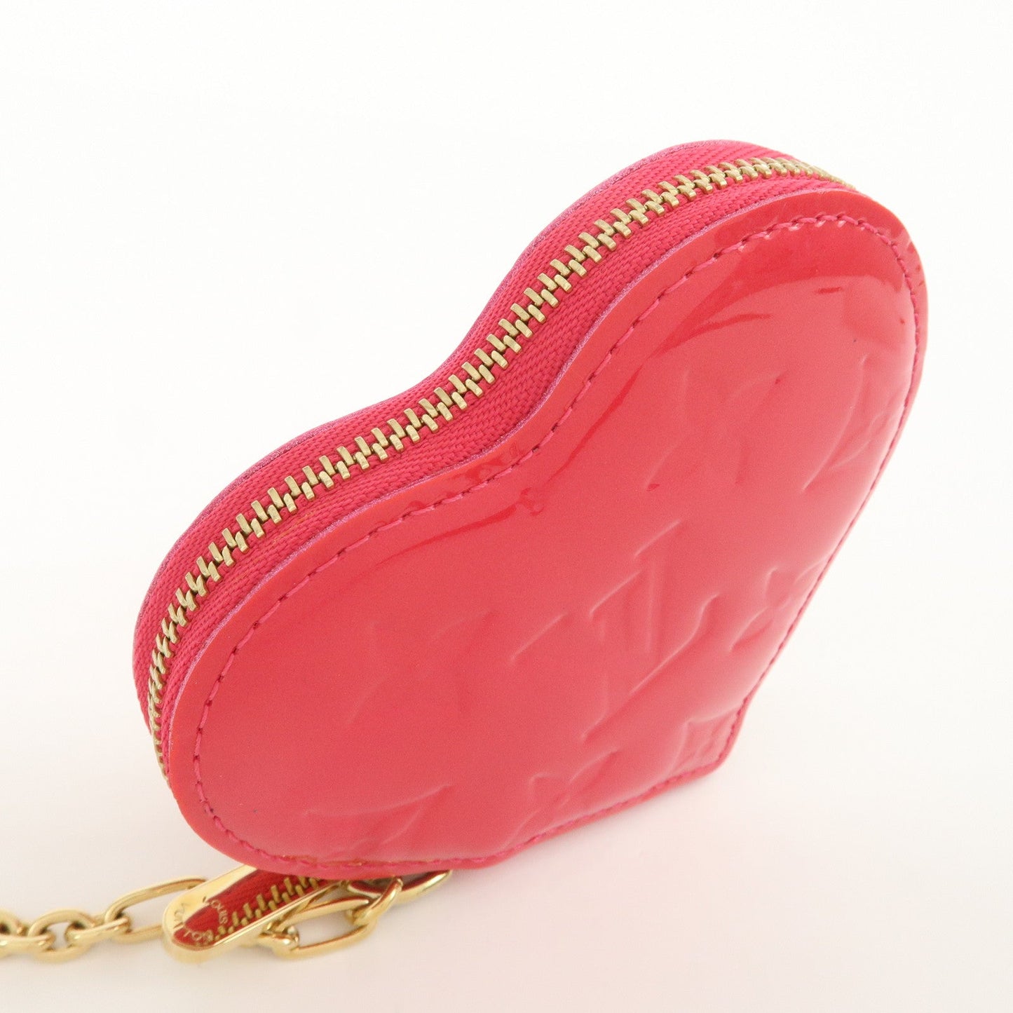 Louis Vuitton Monogram Vernis Porte Monnaie Coeur Coin Case M93657