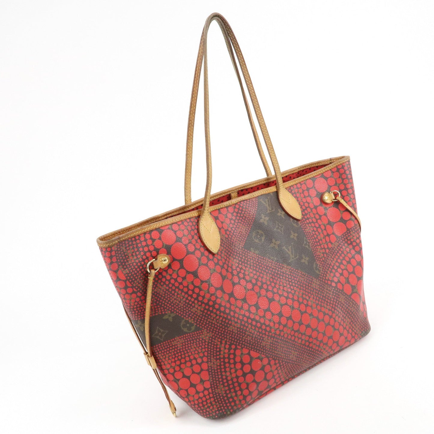 Louis Vuitton Rouge Pumpkin Dots Yayoi Kusama Neverfull MM M40686