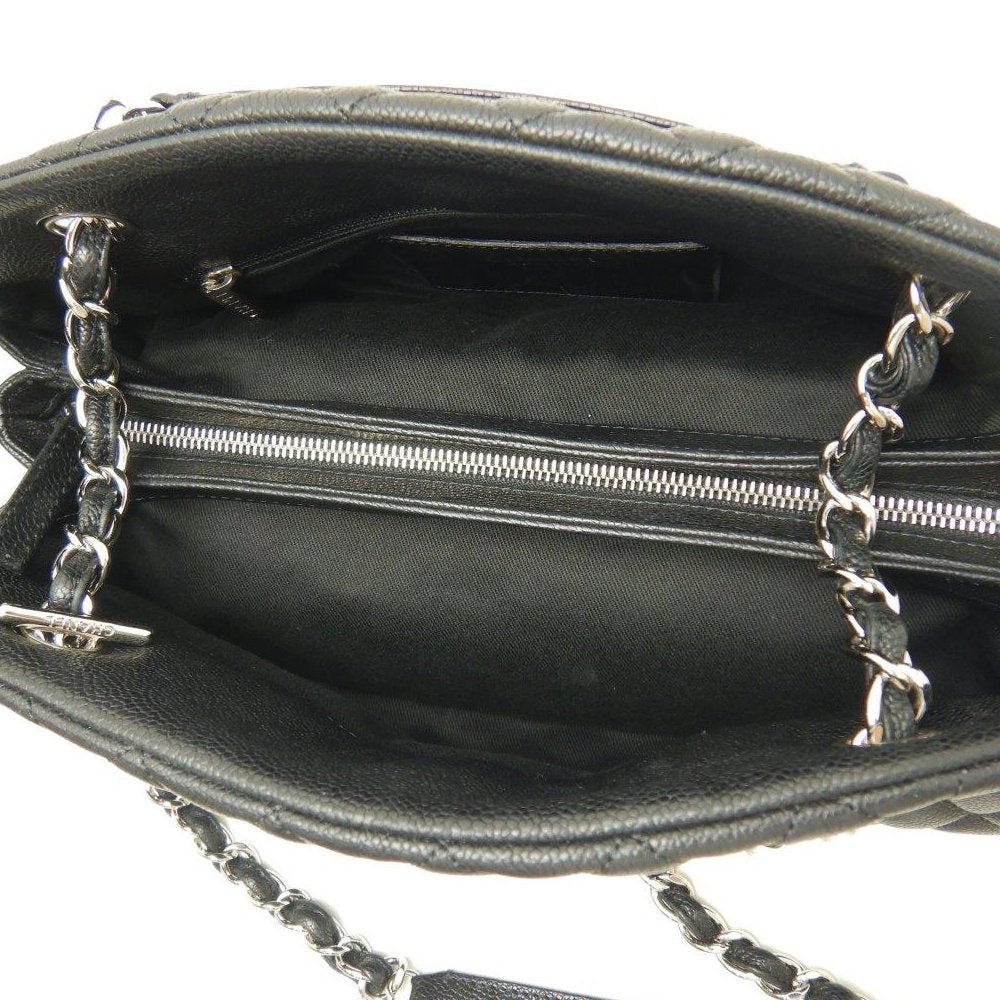 Chanel Mademoiselle Bowling Bag Caviar Skin Black