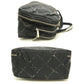 Chanel Travel Line Boston Bag Handbag Nylon Black
