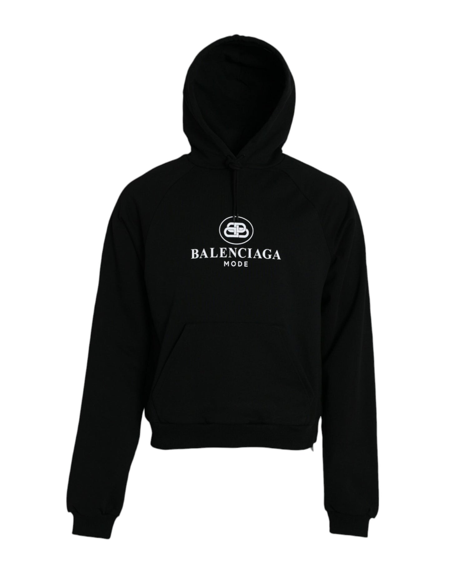 Blnciaga Cotton Logo Hooded Pullover Sweatshirt Men's Sweater