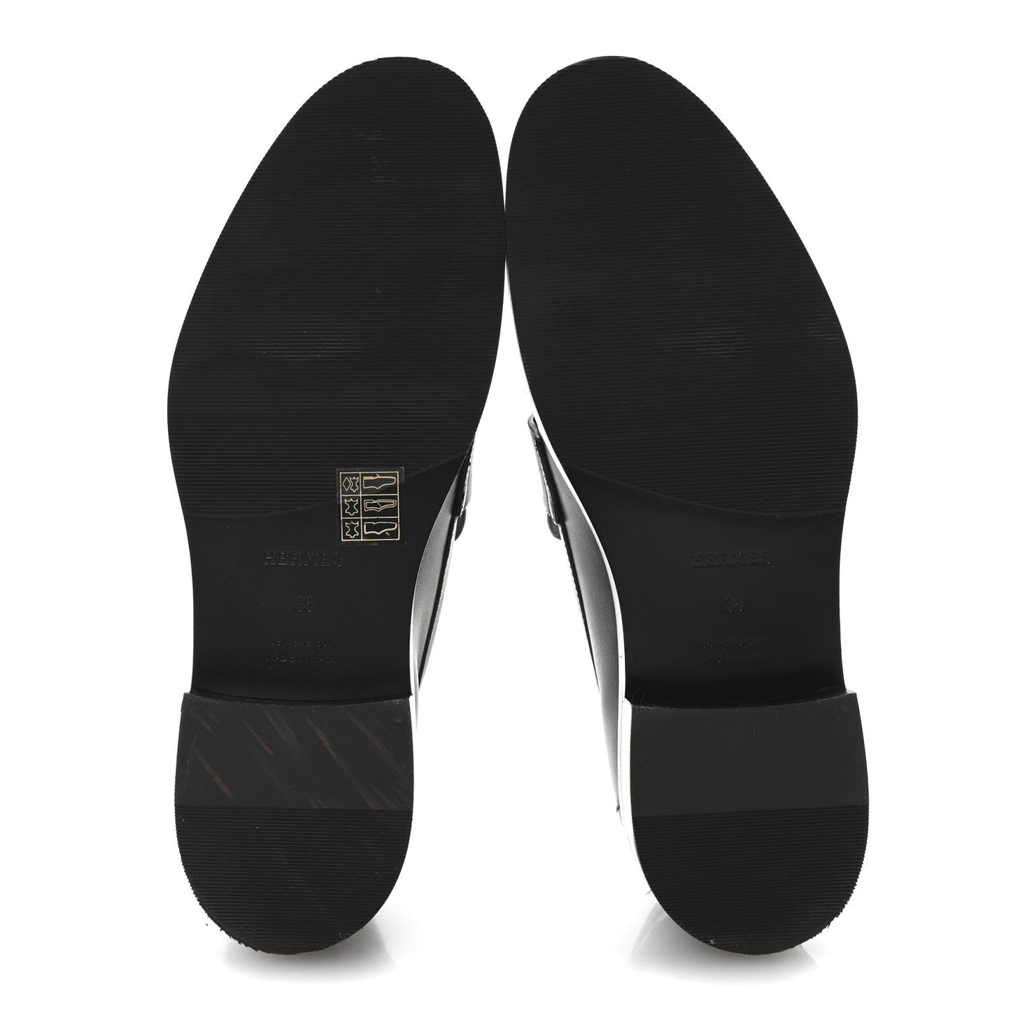 Amelia Calfskin Womens Hot Loafer 38 Black