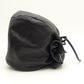 Chanel Drawstring Bag Handbag Lambskin Black