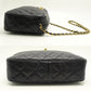 Chanel Matelasse Chain Shoulder Bag Diagonal Caviar Skin Black
