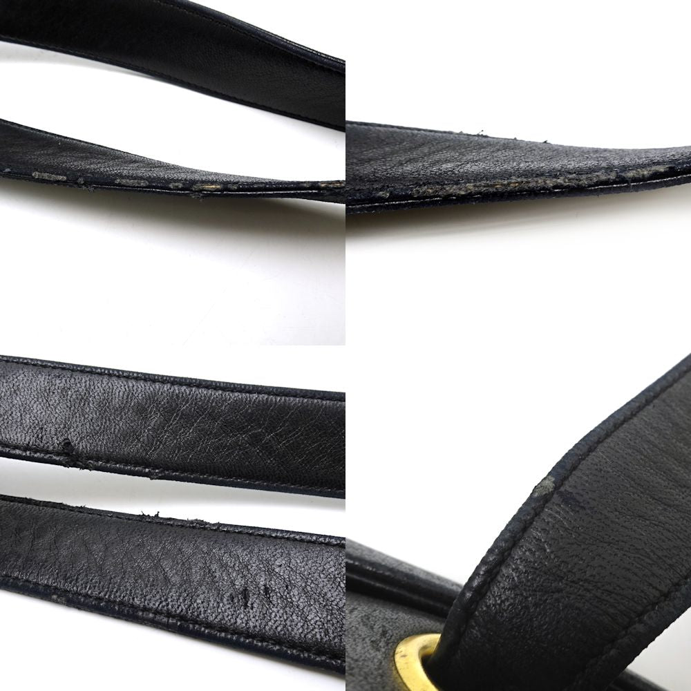 Chanel Tote Bag Lambskin Studs Black