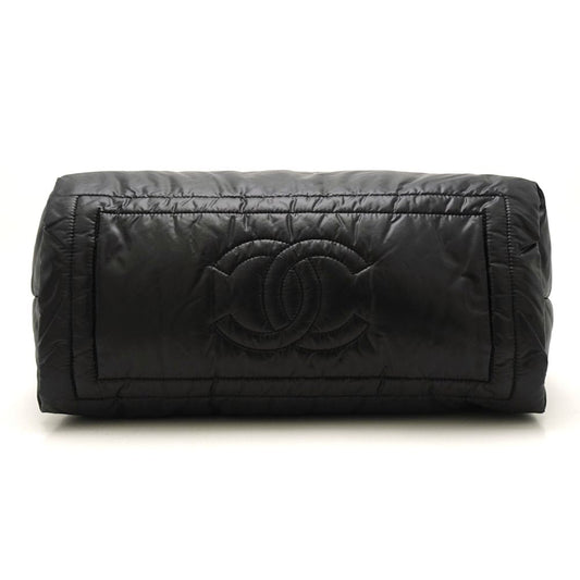 Chanel Coco Coon Tote Bag Nylon Black