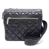 Chanel Coco Coon Shoulder Bag Nylon Black