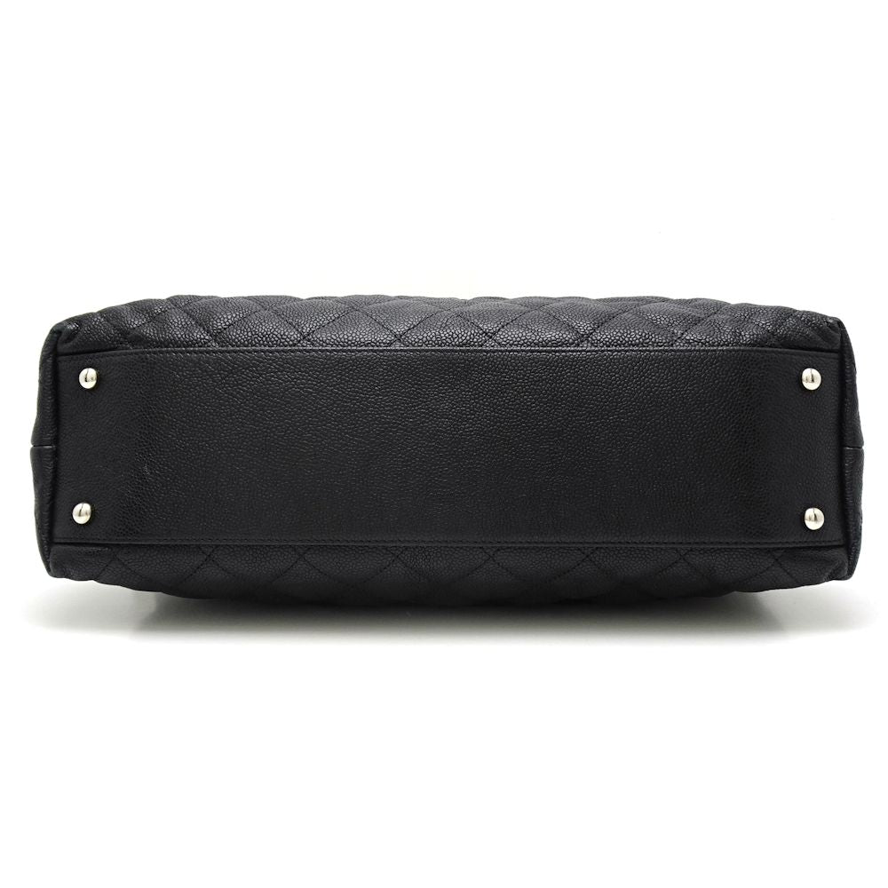 Chanel Matelasse 2way Shoulder Bag Caviar Skin Black