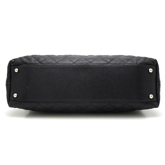 Chanel Matelasse 2way Shoulder Bag Caviar Skin Black