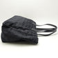 Chanel New Travel Line Tote Bag MM Black Nylon x Leather