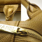 Chanel Handbag Caviar Skin Camel x Gold Metal Fittings