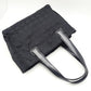 Chanel New Travel Line Tote Bag PM Black Nylon x Leather