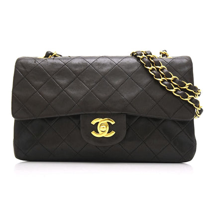 Chanel Matelasse Chain Shoulder Bag Lambskin Black