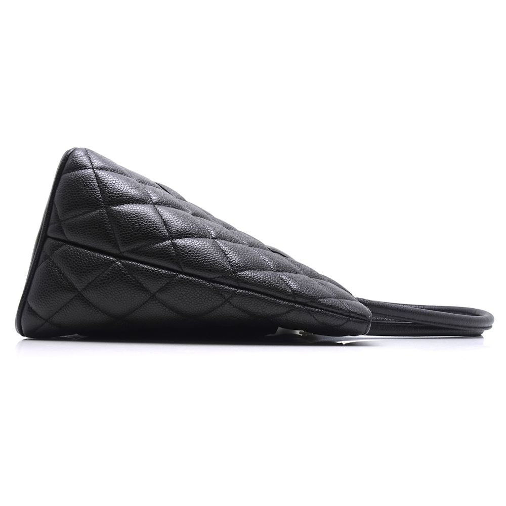 Chanel Reprint Tote Bag Caviar Skin Black