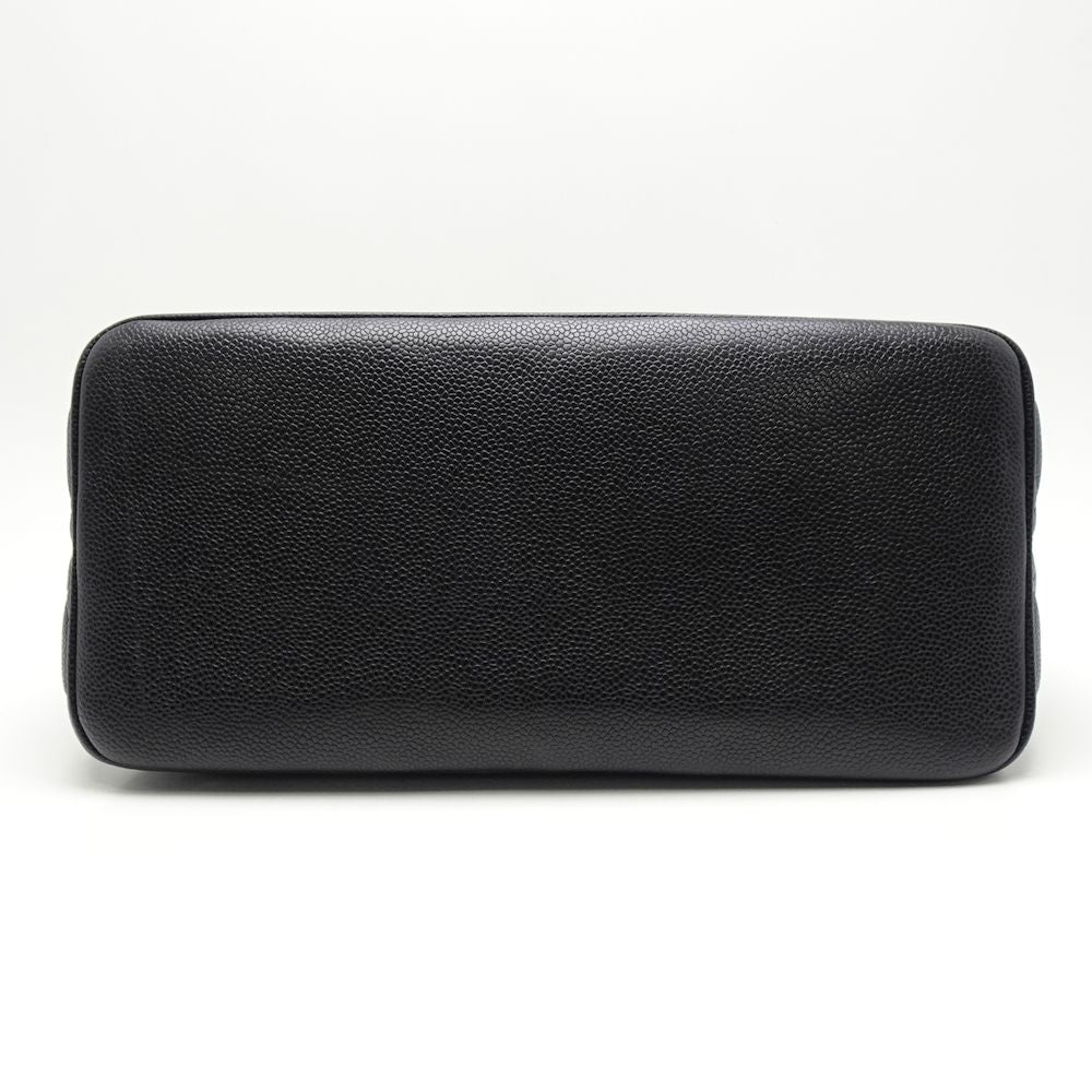 Chanel Reprint Tote Bag Caviar Skin Black