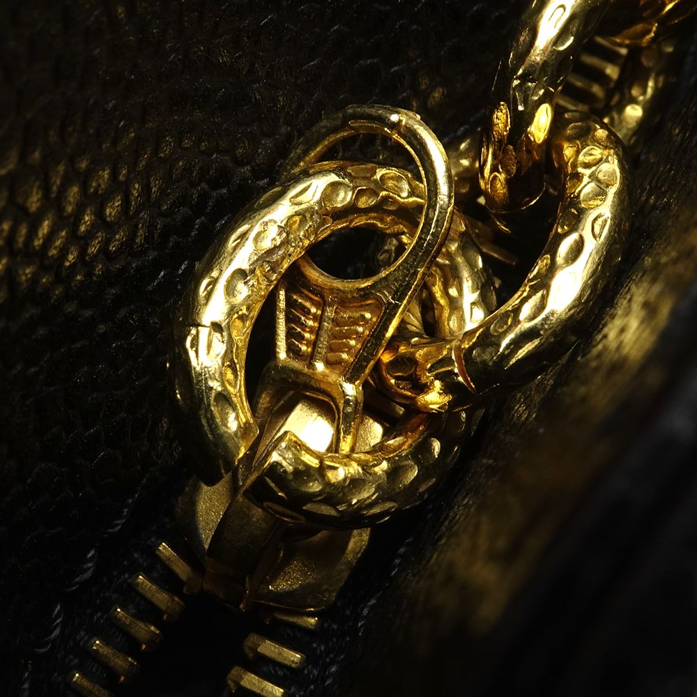 Chanel Reprint Tote Bag Caviar Skin Black