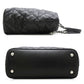Chanel Tote Bag Cocomark Matrasse Caviar Skin Black