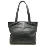 Chanel Tote Bag Shoulder Lambskin Black Heremark