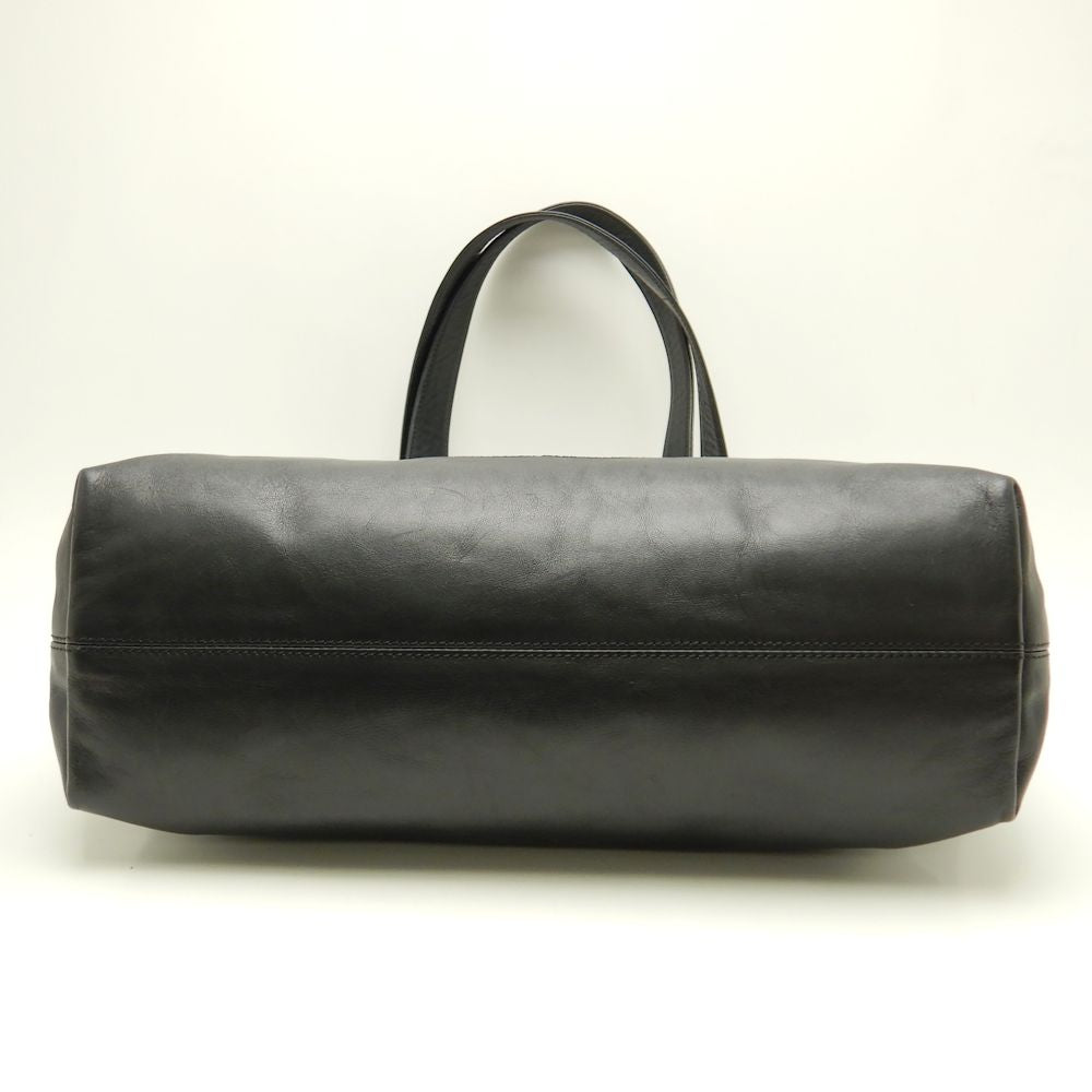 Chanel Tote Bag Shoulder Lambskin Black Heremark