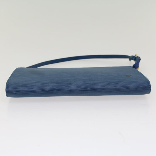 Louis Vuitton Pochette Accessoire  Leather Clutch Bag