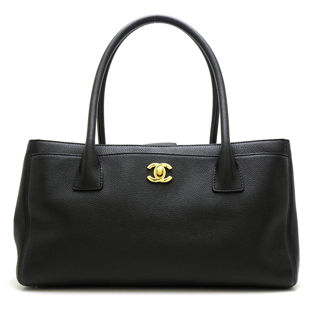 Chanel Executive Tote Bag Caviar Skin Black