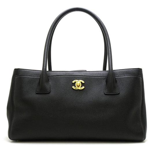 Chanel Executive Tote Bag Caviar Skin Black
