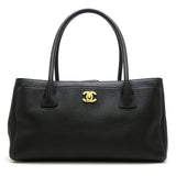Chanel Executive Tote Bag Caviar Skin Black