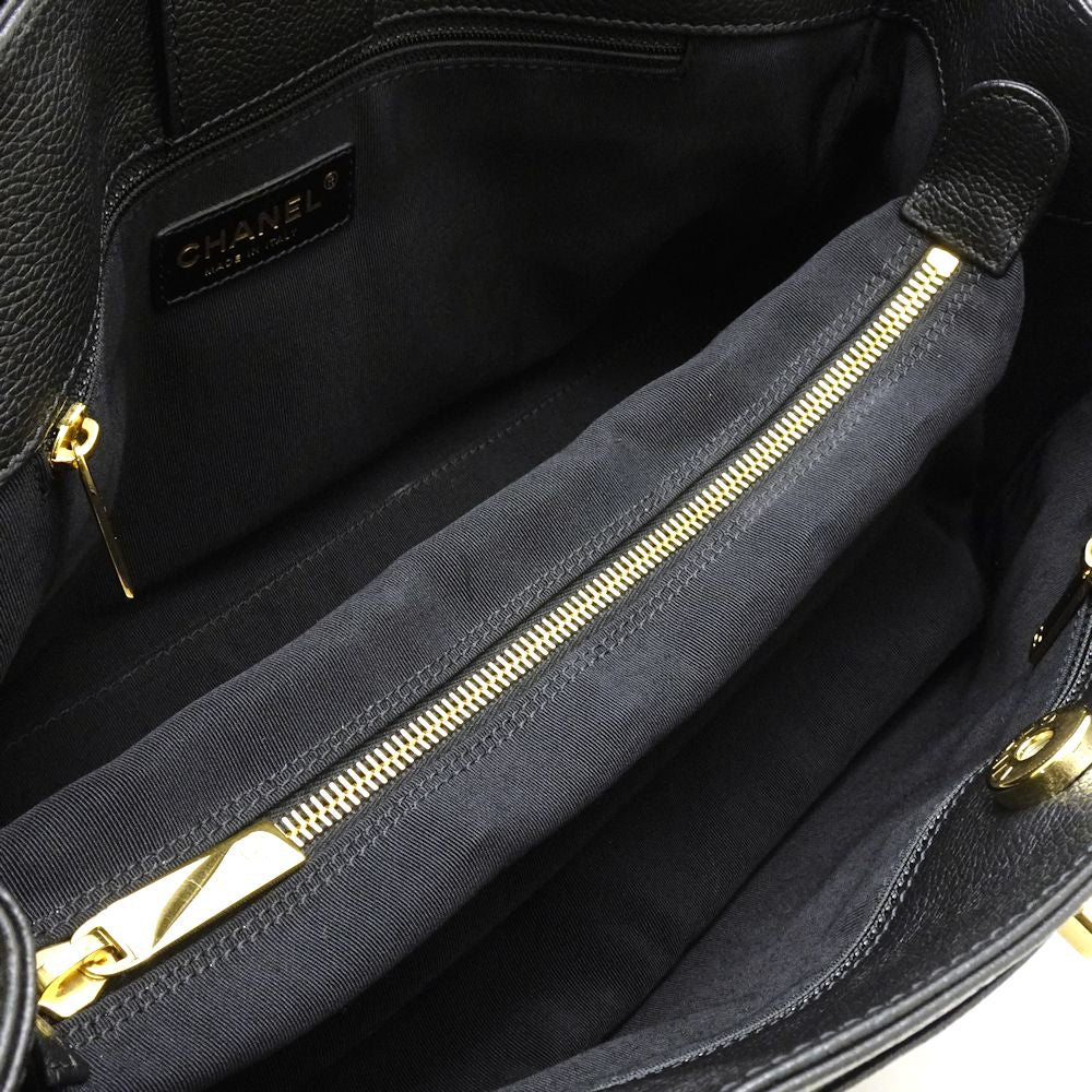 Chanel Executive Tote Bag Caviar Skin Black