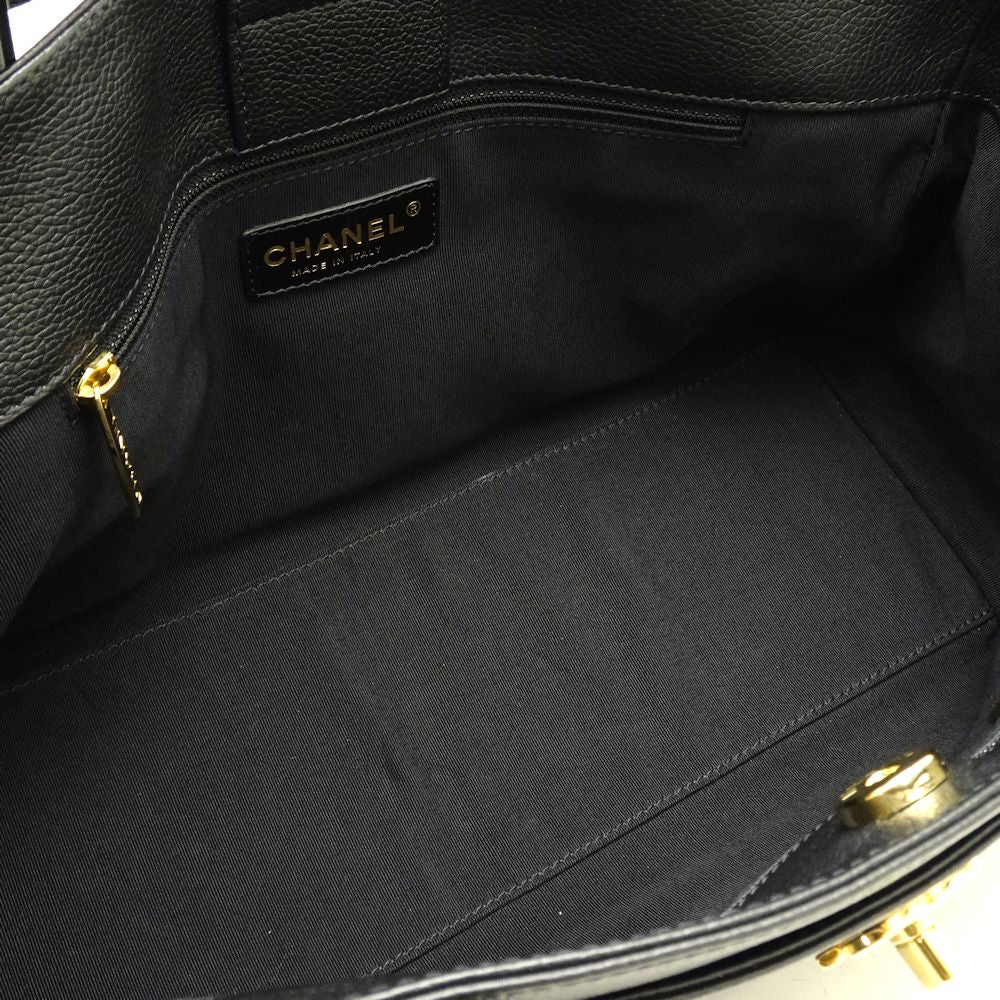 Chanel Executive Tote Bag Caviar Skin Black