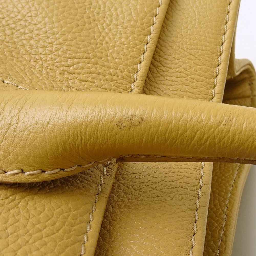 Chanel Executive Tote Bag 2way Leather Beige
