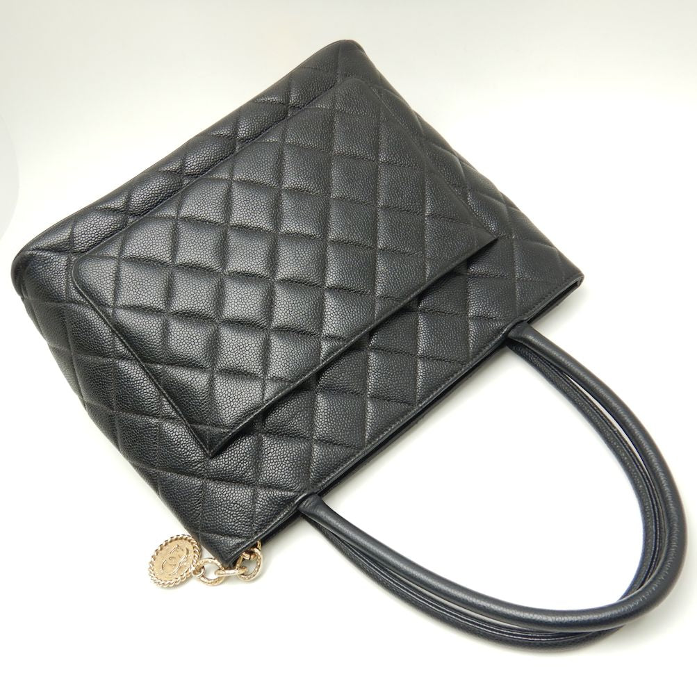 Chanel Reissue Tote Bag Caviar Skin Black
