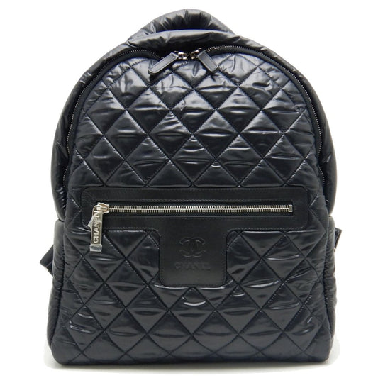 Chanel Coco Coon Daypack Nylon Black Backpack