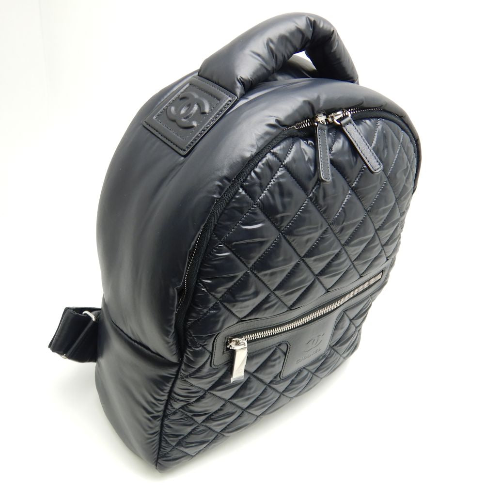 Chanel Coco Coon Daypack Nylon Black Backpack