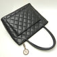 Chanel Reprint Tote Bag Caviar Skin Black