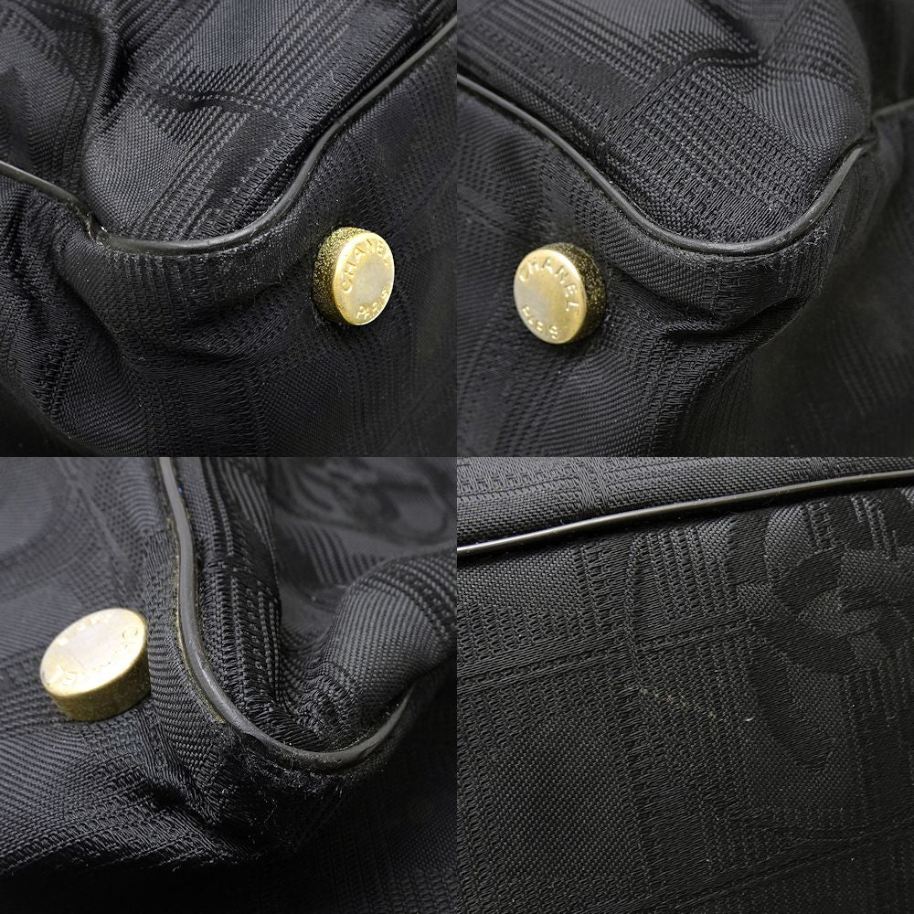 Chanel New Travel Line Tote MM Nylon Black