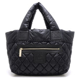 Chanel Coco Coon Tote Bag PM Nylon x Leather Black