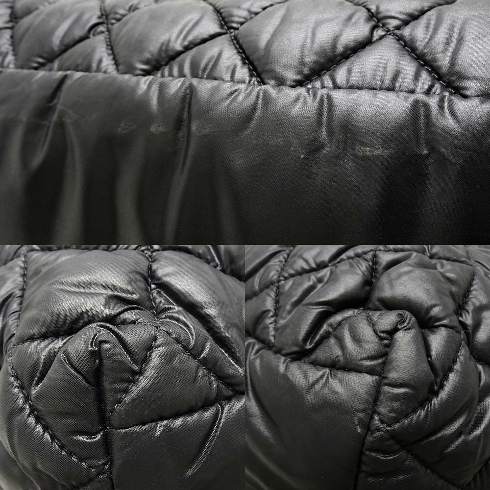 Chanel Coco Coon Tote Bag PM Nylon x Leather Black