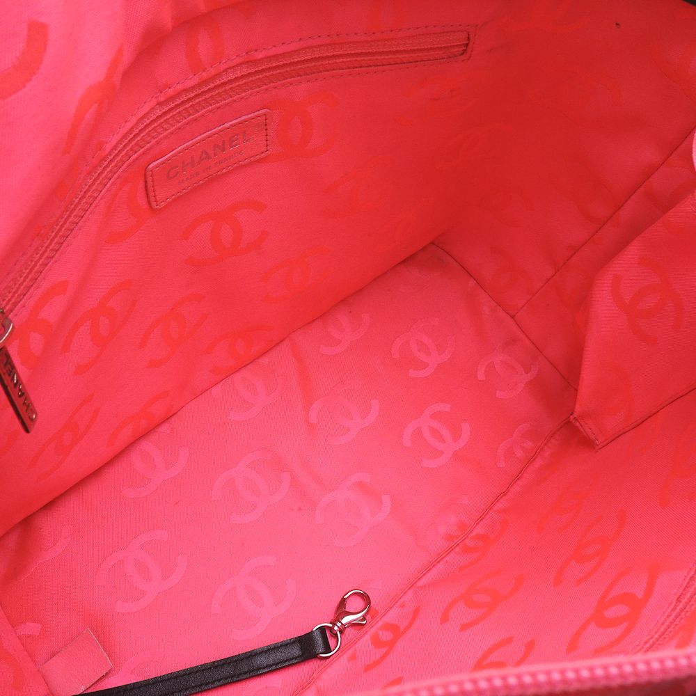 Chanel Cambon Line Tote Bag Large Calf Black
