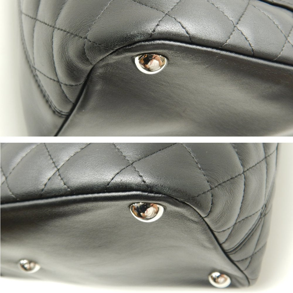 Chanel Cambon Line Large Tote Bag Calf Black