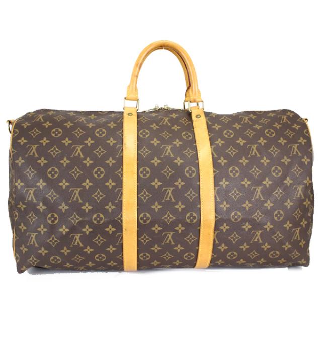 Louis Vuitton Keepall Bandouliere 55 Boston Bag Monogram