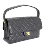 Chanel Double Face Matelasse 25 Handbag Lambskin Black